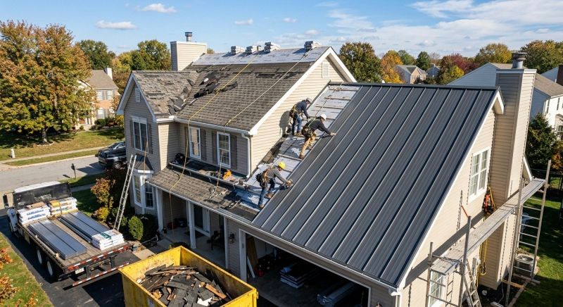 Aluminum Roof Replacement in Harrison, TN