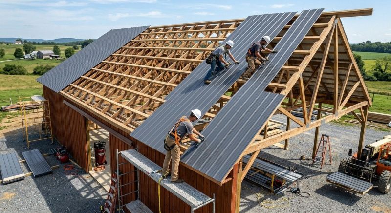 Barn Roof Installation in Dayton, TN