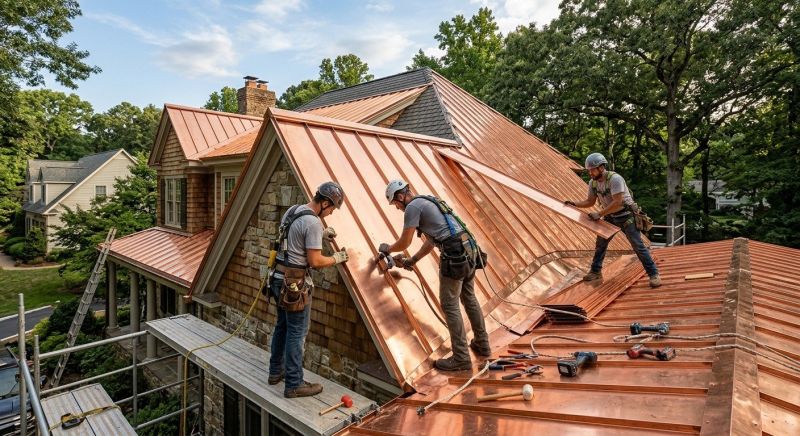 Copper Roof Installation in Dayton, TN