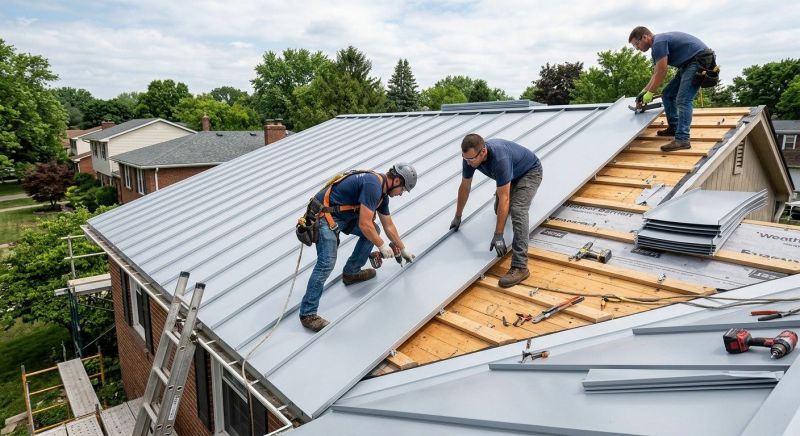 Sheet Roofing Installation in Riceville, TN