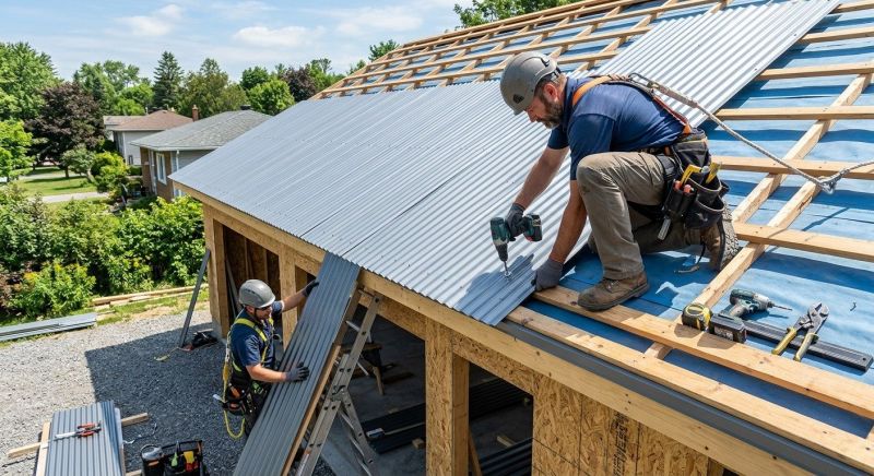 Sheet Roofing Installation in Ten Mile, TN